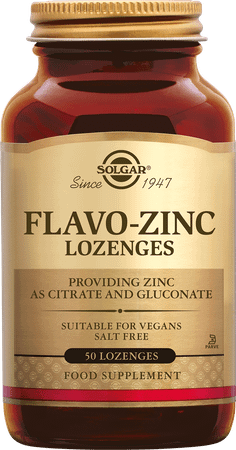 Solgar Flavo Zinc Lozenges Zuigtabl 50  -  Solgar Vitamins
