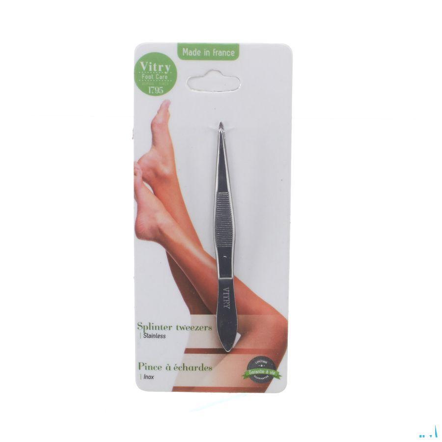 Vitry Classic Pincet Splinters Inox 1082  -  Vitry