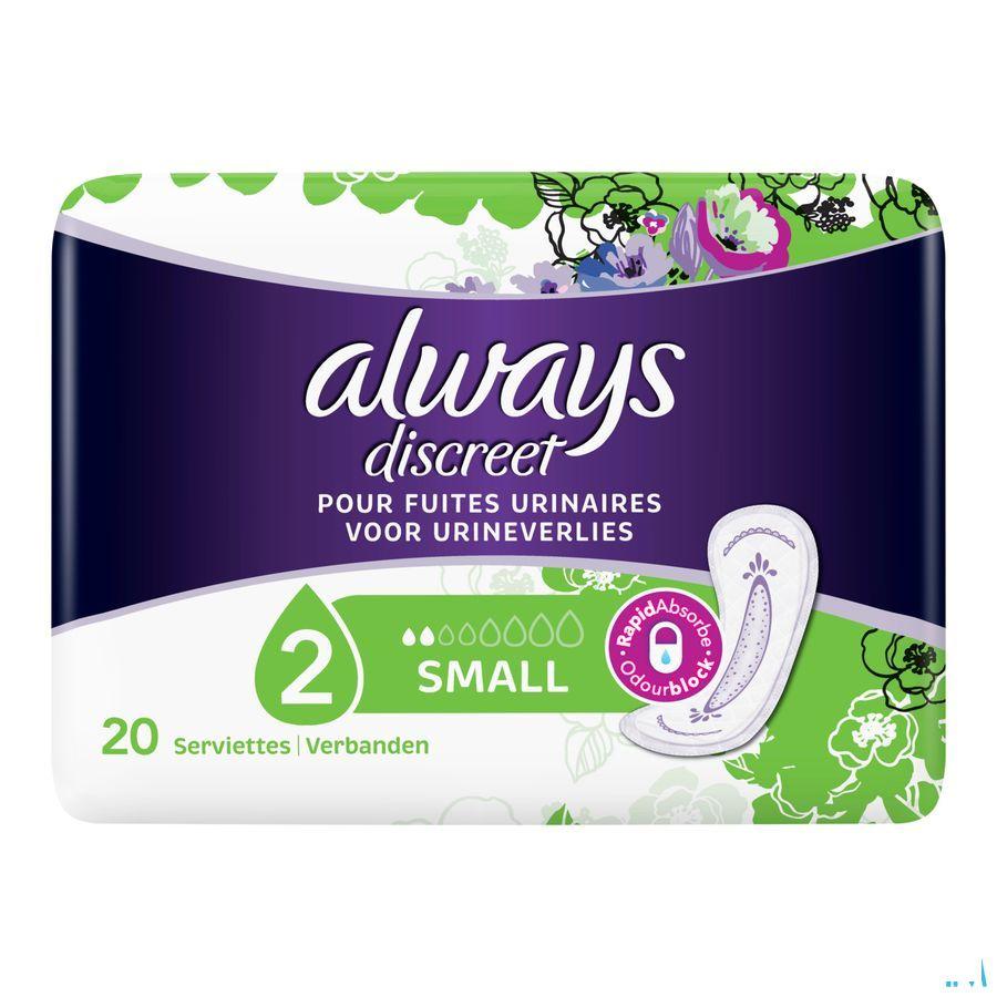 Always Discreet Incontinence Pads Small Spx20