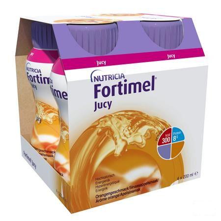 Fortimel Jucy Sinaasappelsmaak 4X200ml 155764