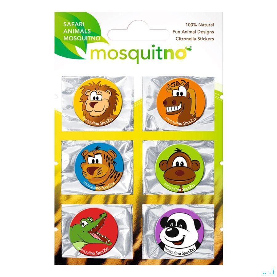 Mosquitno Spotzz 6 Citronella Stickers Safari  -  Mosquitno