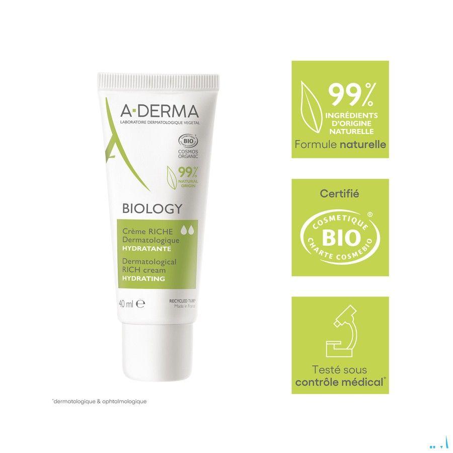 Aderma Biology Creme Riche Dermatologique 40 ml  -  Aderma