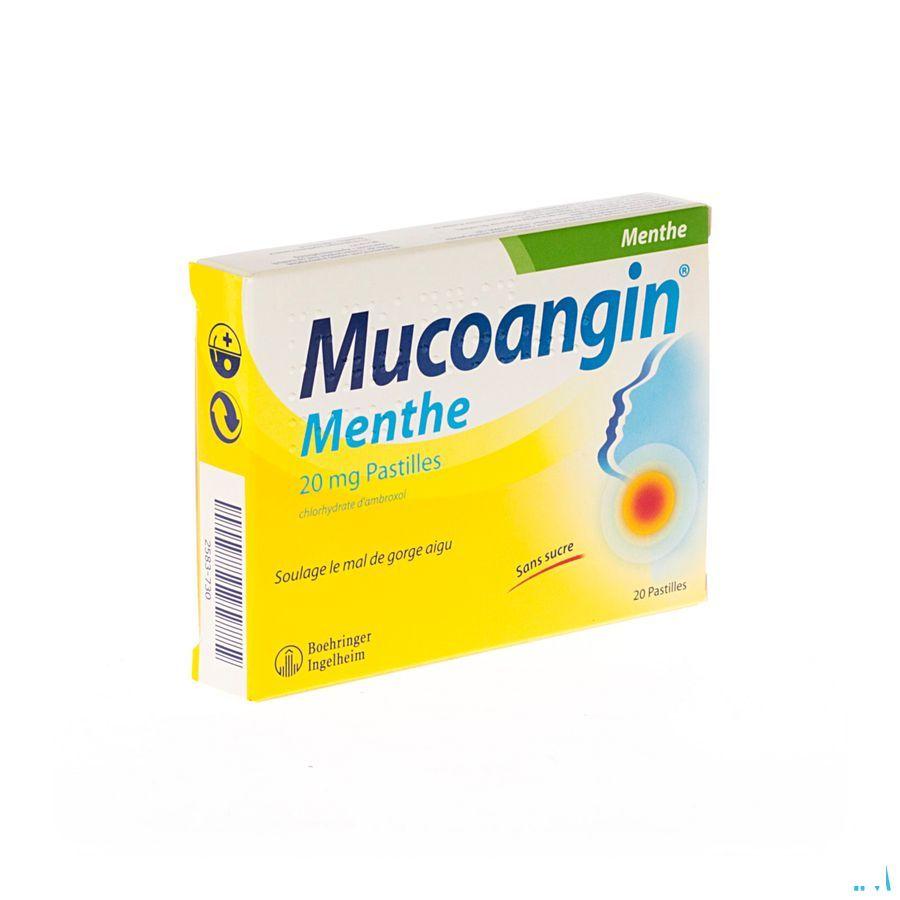 Mucoangin Menthe Past A Sucer 20X20 mg