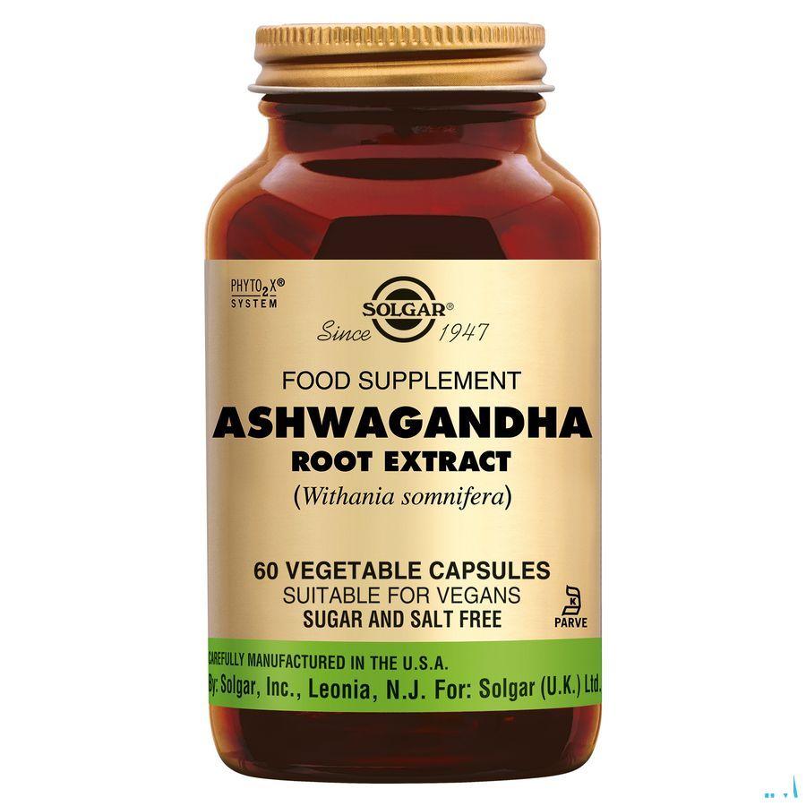 Solgar Ashwagandha Root Extract V-Capsule 60  -  Solgar Vitamins