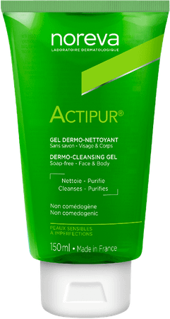 Actipur Gel Dermo-nettoyant sans savon Tube 150 ml  -  Noreva Led