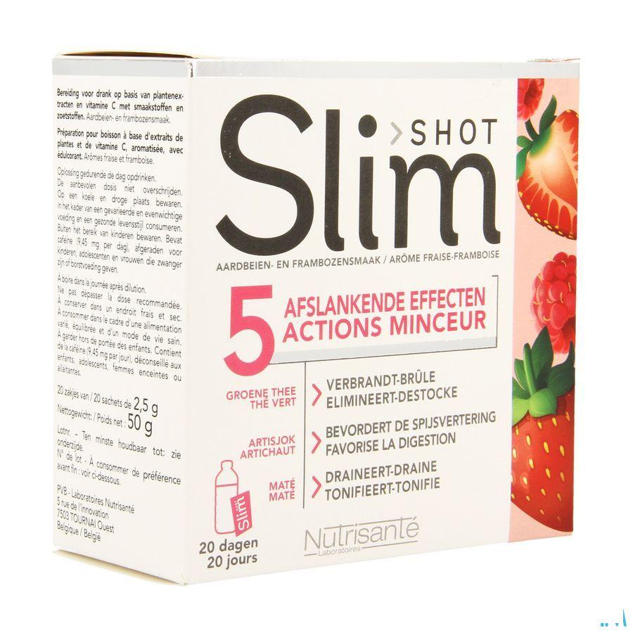 Slimshot 5 Action Minceur Sachets 20  -  Nutrisante
