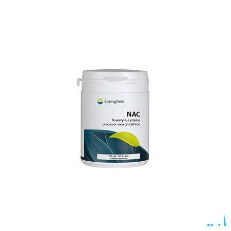 Nac N-acetyl-l-cysteine Pot V-Capsule 120  -  Springfield Nutraceuticals