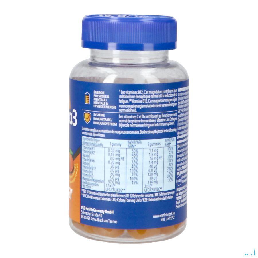 Omnibionta 3 Energy Gummies 60