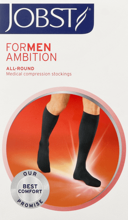 Jobst For Men Ambition Kl2 Ad Long Black Iv 1P