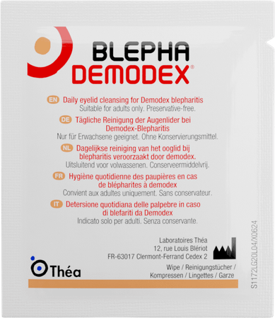 Blephademodex Compresse Nettoyante Yeux 30 