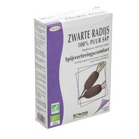 Zwarte Radijs Bio Ampullen 20x10 ml Biotechnie