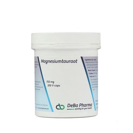 Magnésium Taurate V-Capsule 100x750 mg  -  Deba Pharma