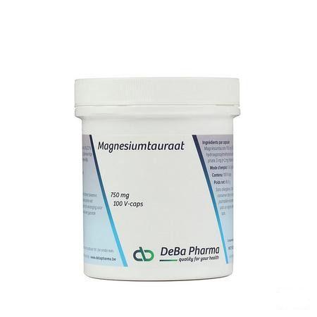 Magnésium Taurate V-Capsule 100x750 mg  -  Deba Pharma