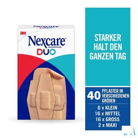 Nexcare 3M Duo Pansement Assortiment 40  -  3M