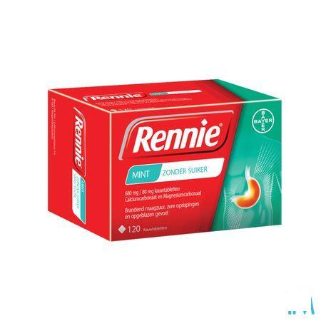 Rennie Sans Sucre Pastilles 120