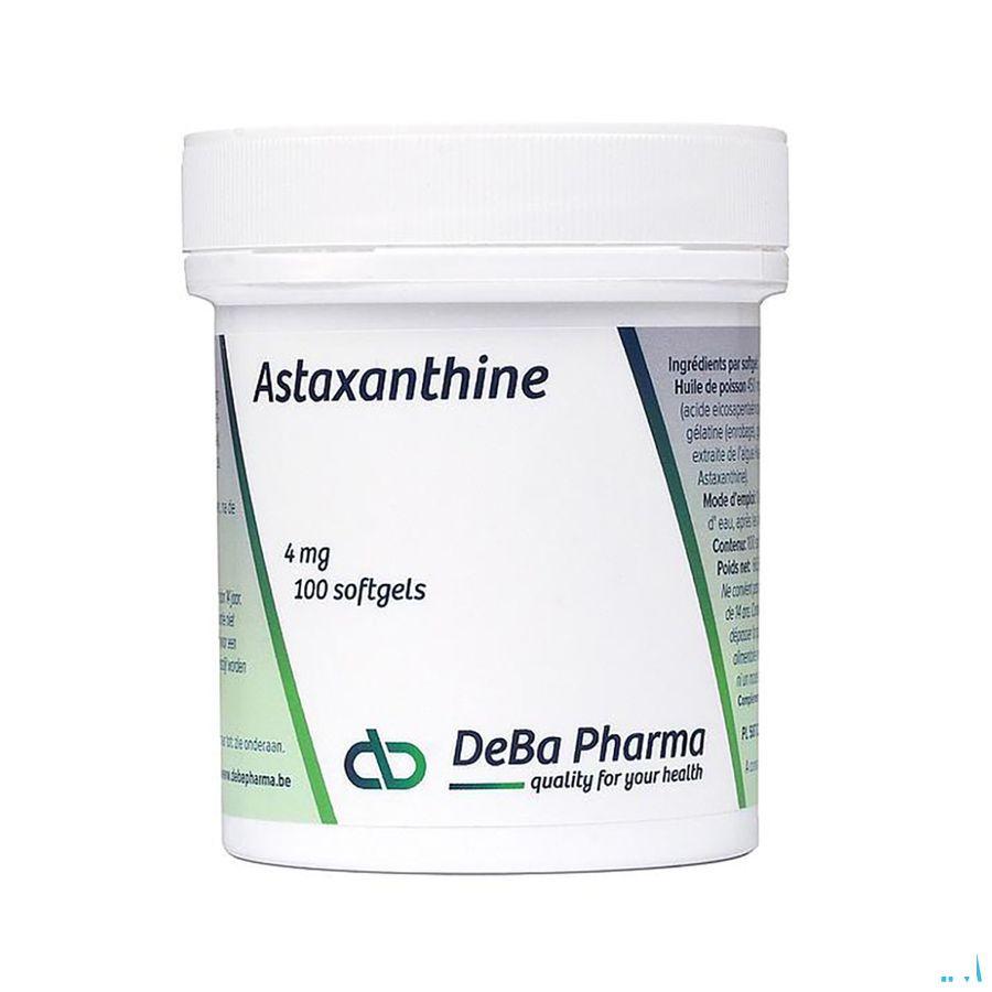 Astaxanthine 4Mg Softgels 100 Deba