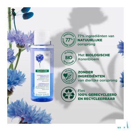 Klorane Bleuet Demaquillant Waterproof Flacon 100 ml