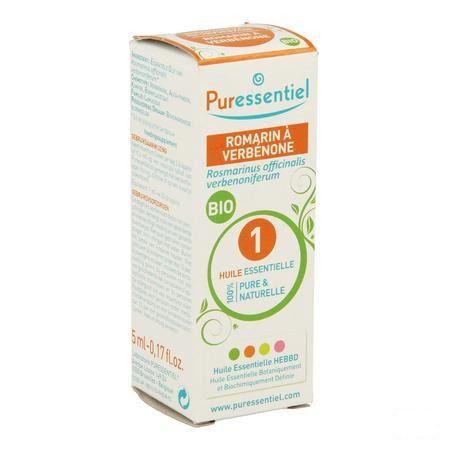 Puressentiel Eo Rozemarijn Verbena Bio Essentiele Olie5 ml  -  Puressentiel
