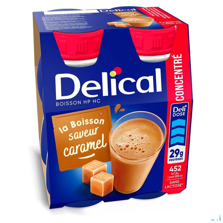 Delical Concentre Caramel (4x200 ml)  -  Bs Nutrition