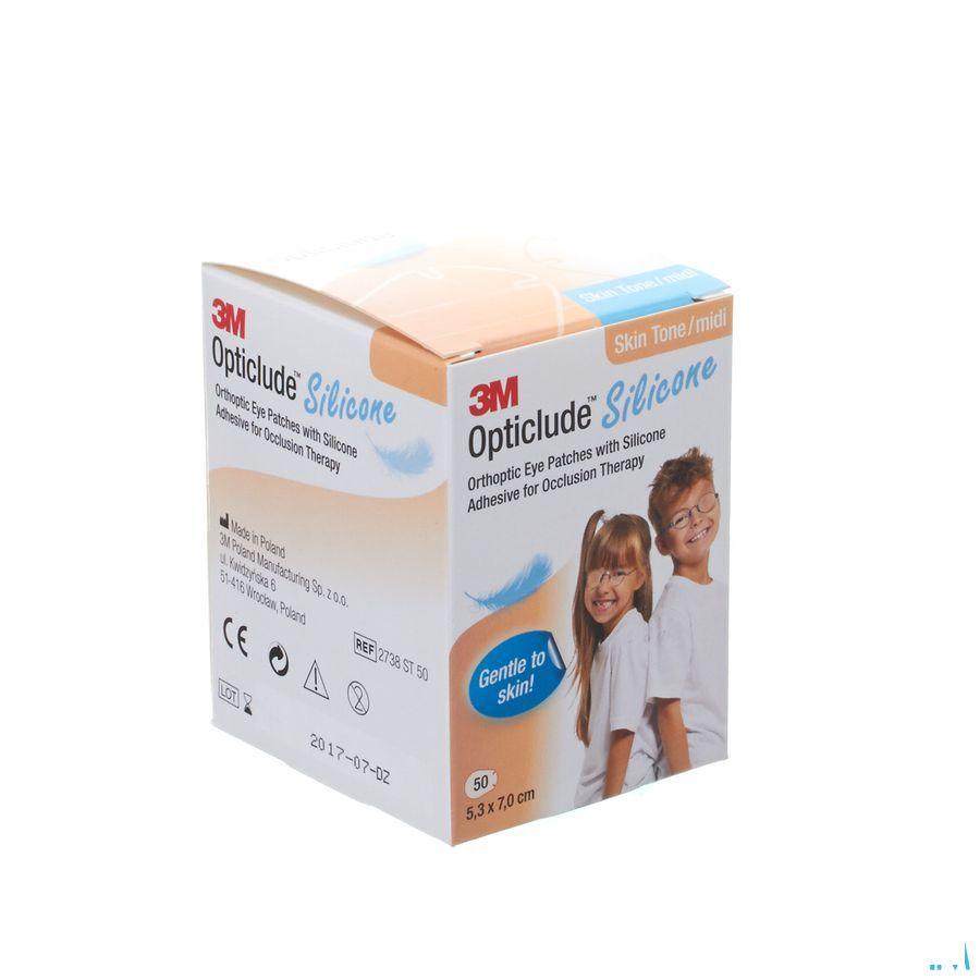 Opticlude 3m Silicone Eye Patch Skin Tone Midi 50  -  3M