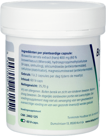 Boswellia Extract 400 mg Capsule 60  -  Deba Pharma