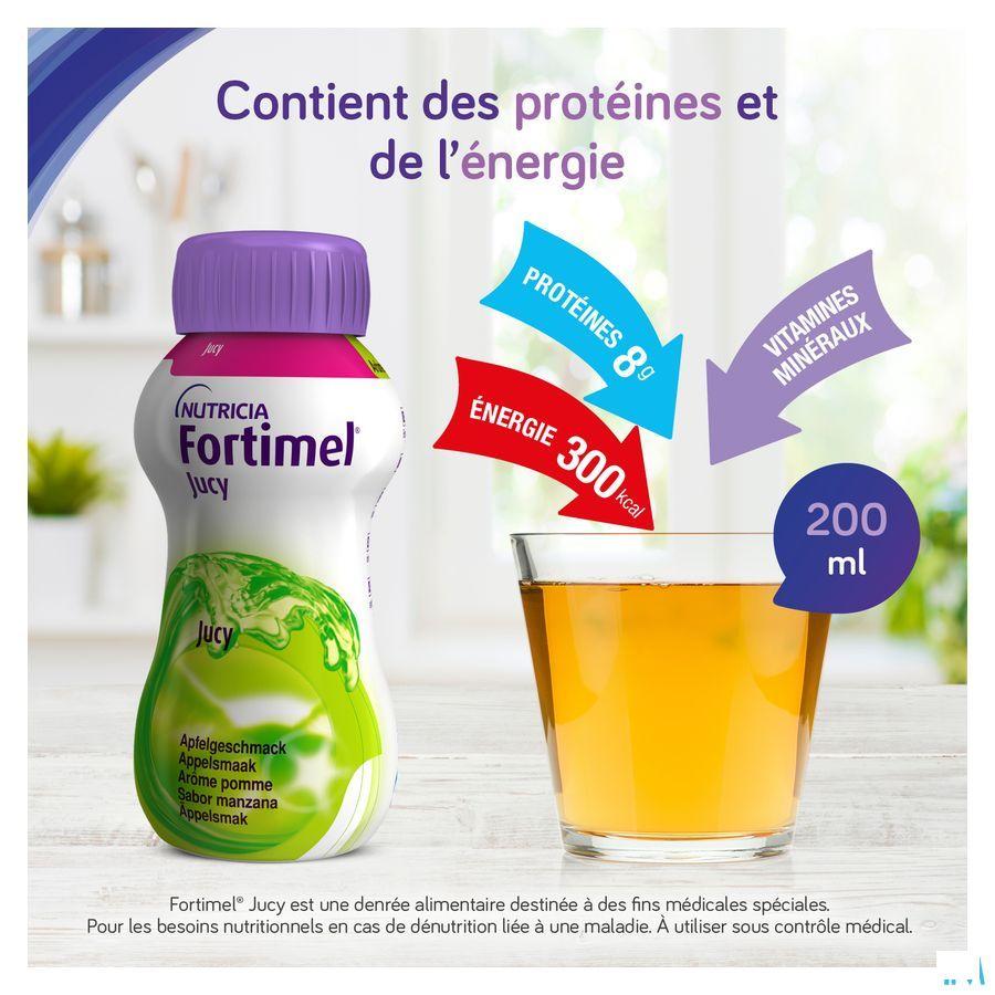 Fortimel Jucy Pomme Cluster 4x200 ml 65445  -  Nutricia