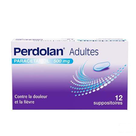 Perdolan Suppo Ad 12x500 mg