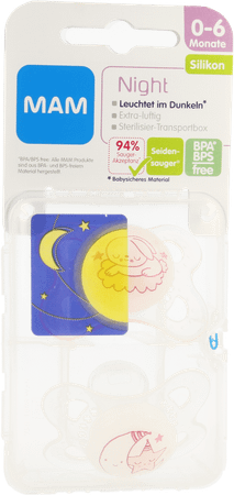 Mam Sucette Night 0-6m Fille