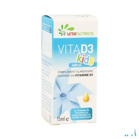 Vita D3 400UI Kids Vitanutrics Druppels 15 ml 