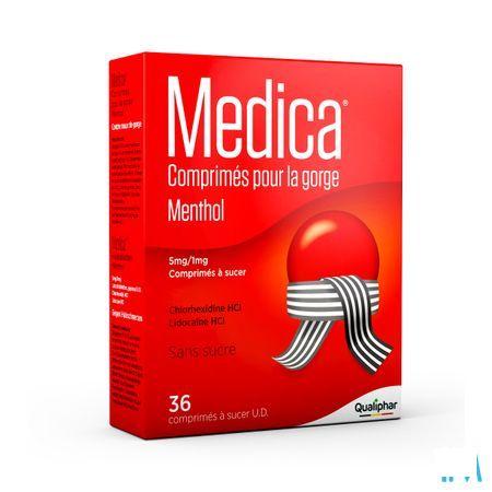 Medica Keeltabletten Menthol 36