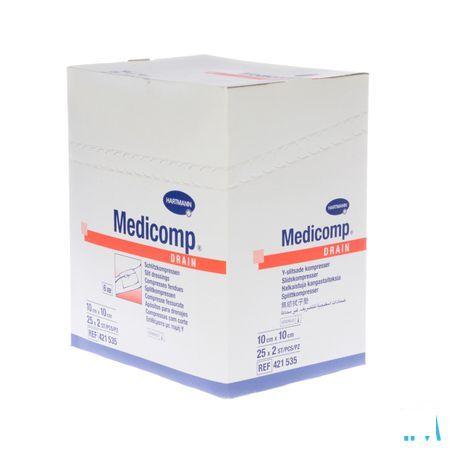 Medicomp Drain Kompres Steriel 10X10Cm 25X2 4215356  -  Hartmann