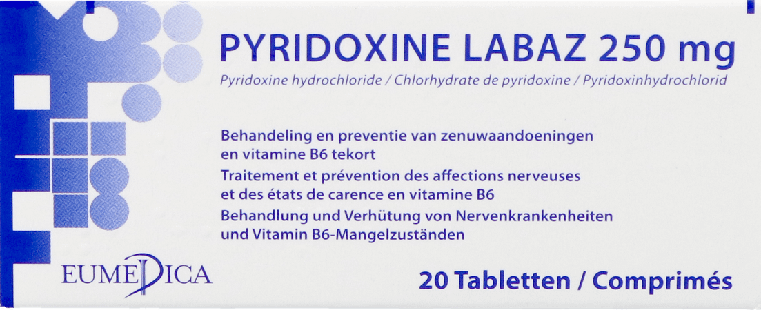 Pyridoxine Comprimes 20x250 mg