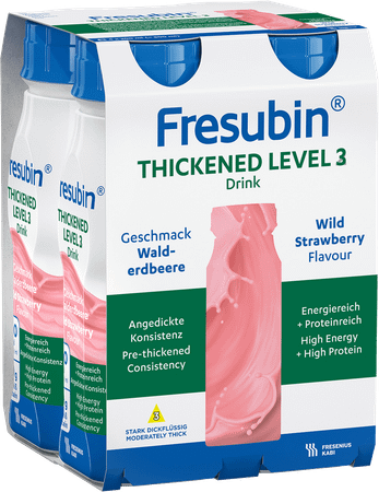 Fresubin Thickened Level 3 Drink Fraise 4X200 ml