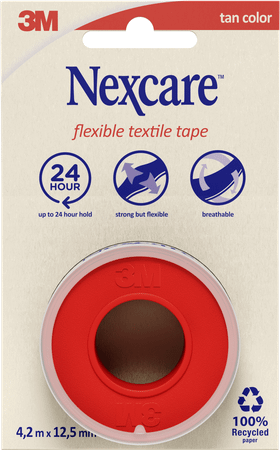Nexcare 3M Textile Ruban Flexi. 4,2m x 12,5mm Nt04-1