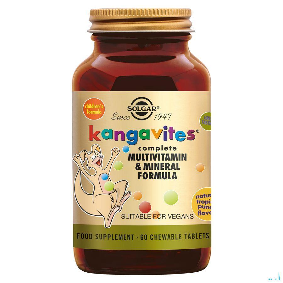 Solgar Kangavites Tropical Punch Comprimes Croq 60  -  Solgar Vitamins