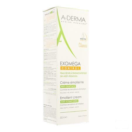 Aderma Exomega Control Creme Emollient Tube 200 ml  -  Aderma