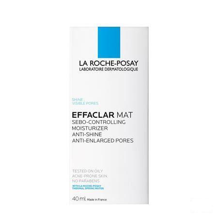 Effaclar Mat Hydra Sebo-regulat. sans parab. 40 ml  -  La Roche-Posay