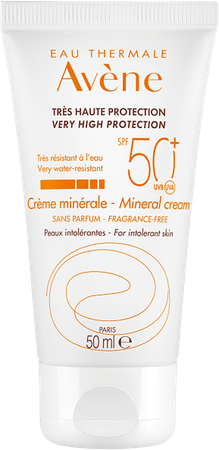 Avene Zonnecreme Minerale Z.hoge Besch.ip50 + 50 ml  -  Avene
