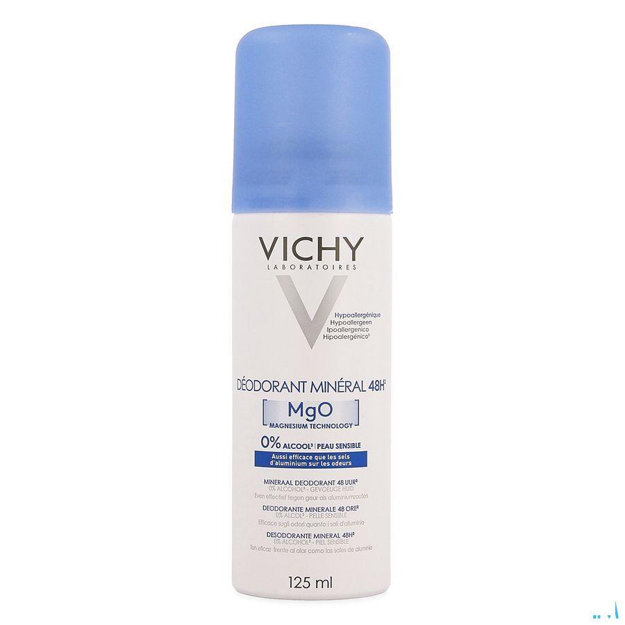 Vichy Deo Mineraal Spray 48u 125 ml  -  Vichy