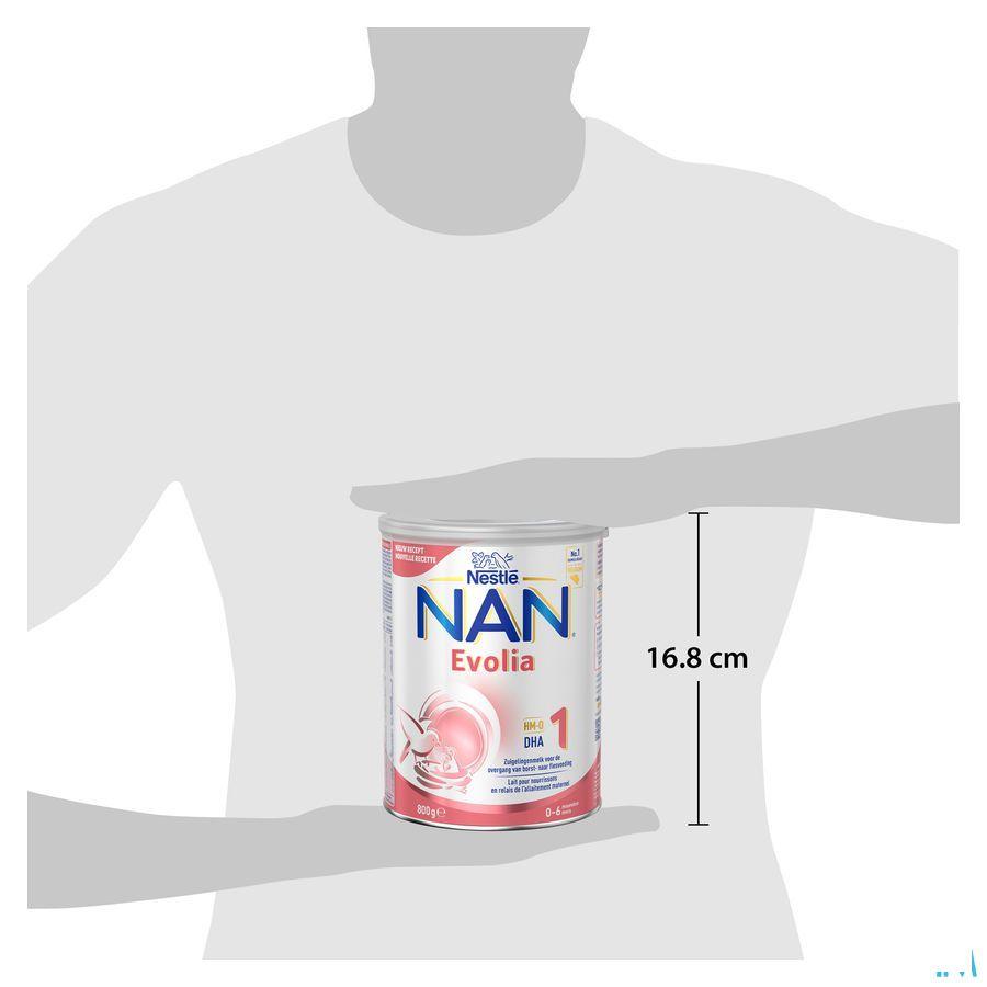 Nan Evolia 1 Lait Poudre 800 gr  -  Nestle