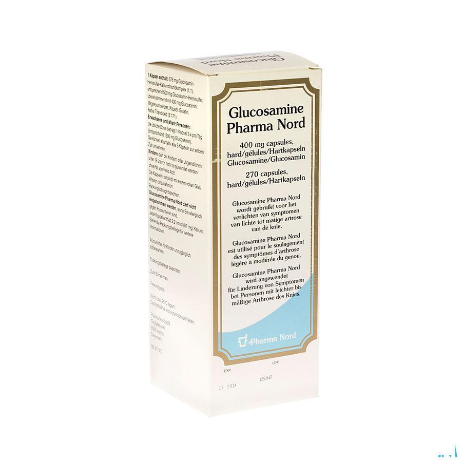 Glucosamine Pharma Nord Capsule 270 X 400 mg  -  Pharma Nord