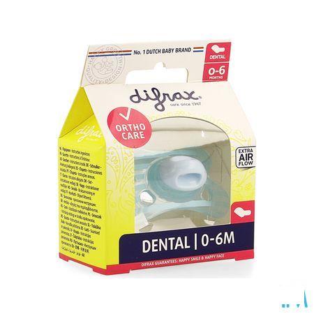 Difrax Fopspeen Sil Mini-dental 0-6m 799  -  Difrax