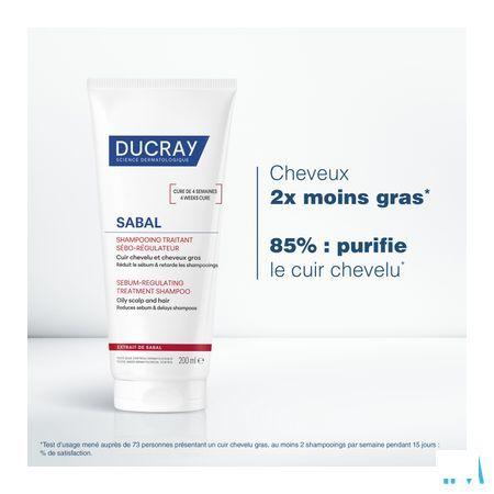 Ducray Sabal Shampoo Talgregulerende Verzorg. 200 ml