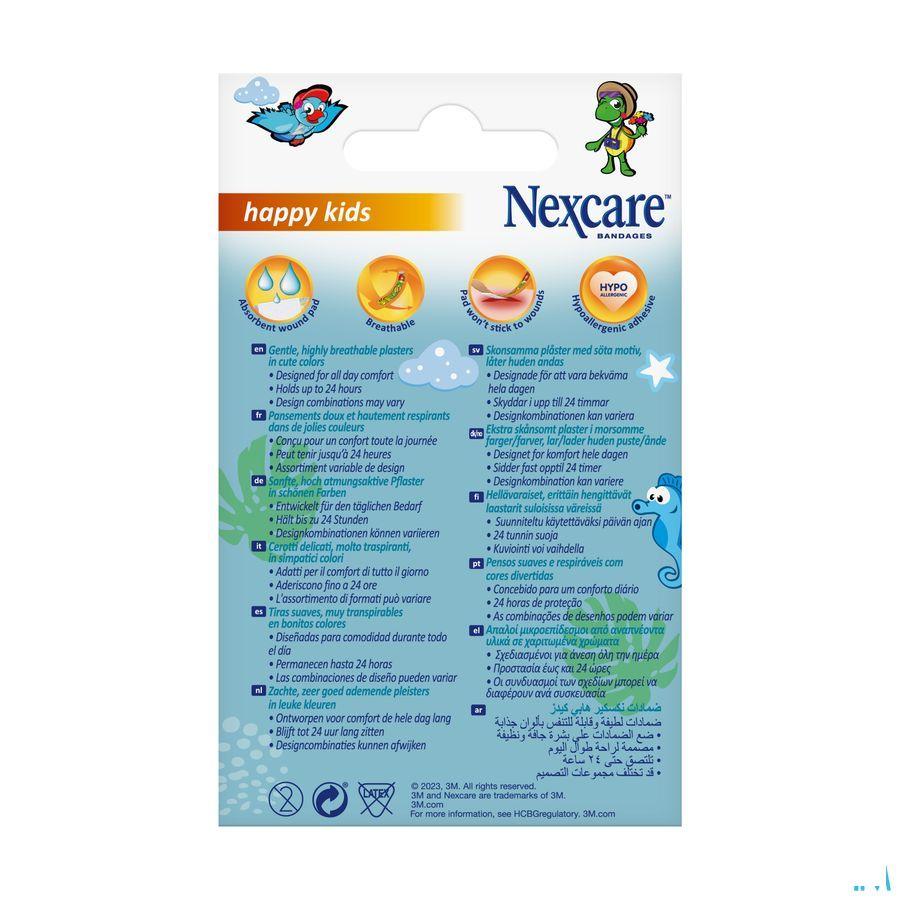 Nexcare 3M Happy Kids Strips 20 N0920Nlw  -  3M