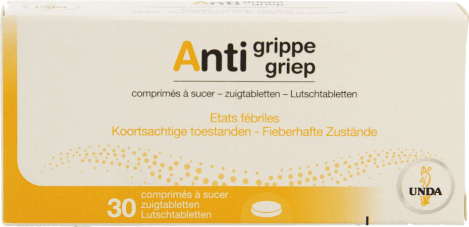 Anti Grippe Tabletten 30  -  Unda - Boiron