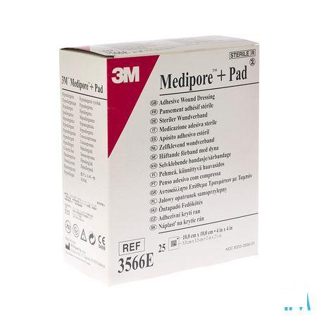 Medipore + Pad 3m 10x10,0cm 25 3566e  -  3M