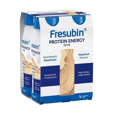 Fresubin Protein Energy Drink Noisettes Flacon 4x200 ml  -  Fresenius