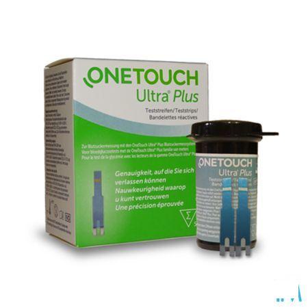 Onetouch Ultra Plus Bandelettes Reactives 50  -  Lifescan