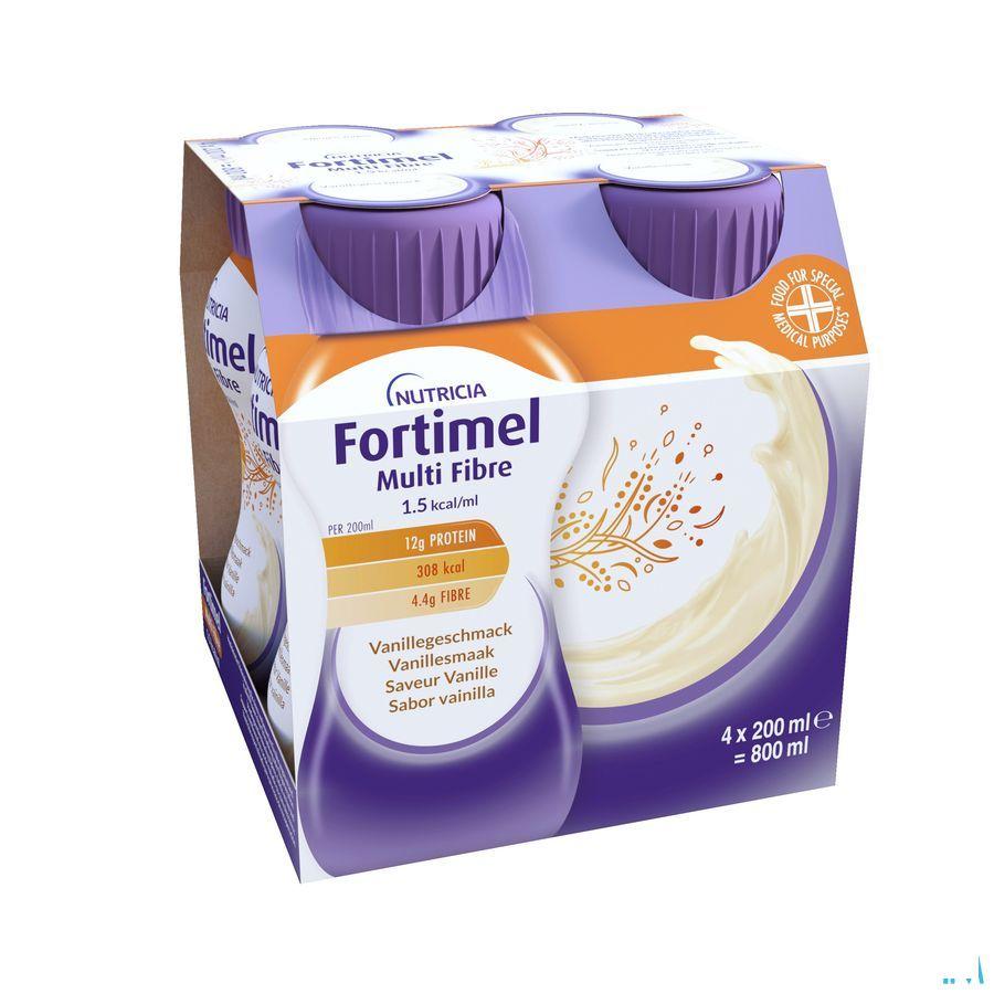 Fortimel Multifiber 1.5Kcal Vanille 4 x 200 ml