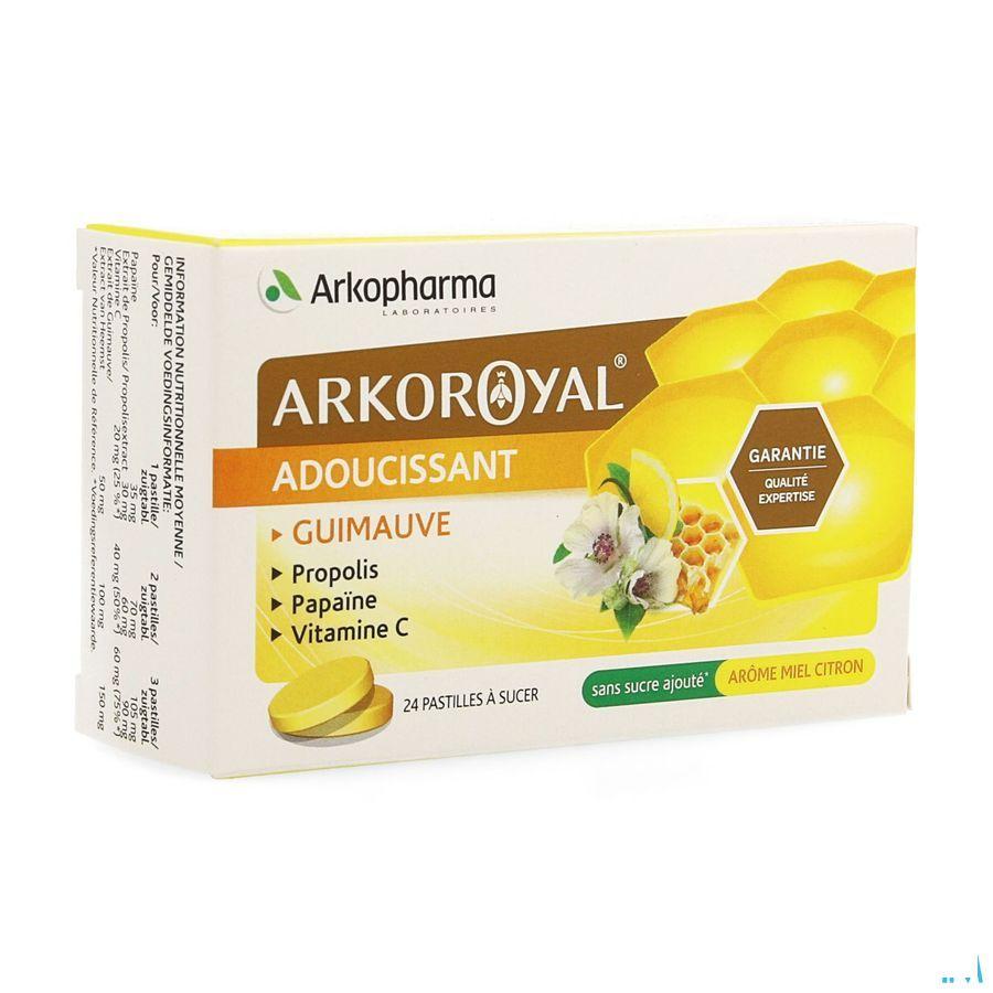 Arkoroyal Propolis Papaine Miel Pastilles 24  -  Arkopharma